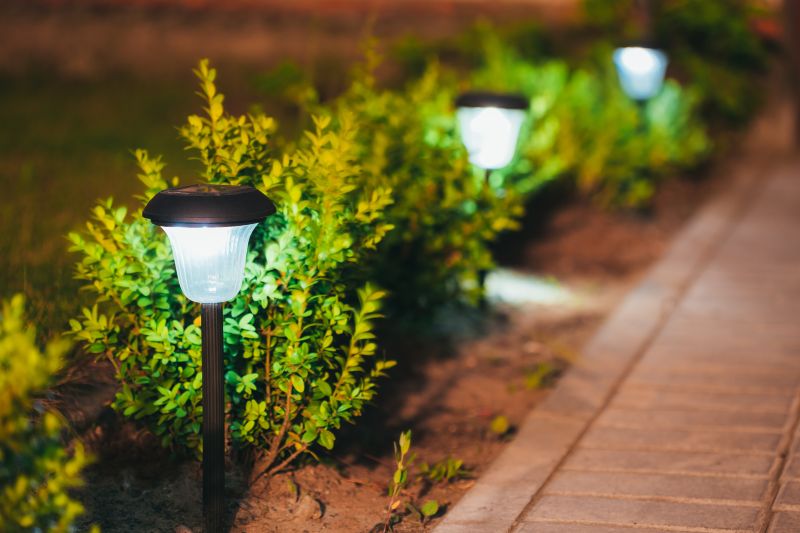 Courtyard Light Installation in Overland Park, KS
